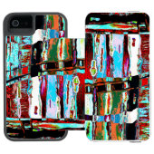 iPhone 6 Wallet Case Collapse Reflection Abstract Incipio iPhone Portemonnee Hoesje (Agenda Open)