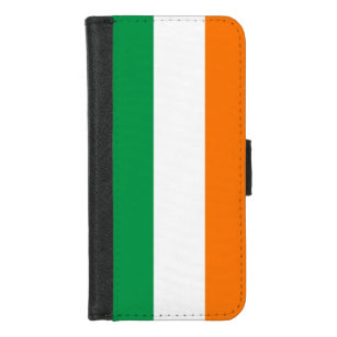 iPhone 7/8 caisse de portefeuille avec le drapeau