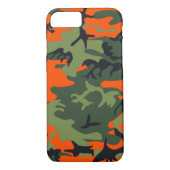 iPhone 7 hoesje Camo Hoesje. (Achterkant)