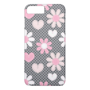 iPhone 7 Hoesje   Daisies   Polka Dots   Hoorten