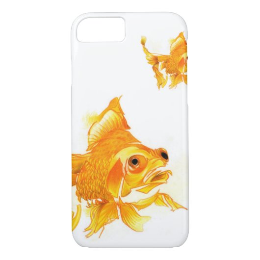 iPhone 7 Hoesje: Goldfish Drawing Case-Mate iPhone Case (Achterkant)
