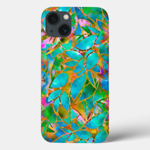 iPhone 7 Hoest Xtreme Hoesje Floral Glas in lood