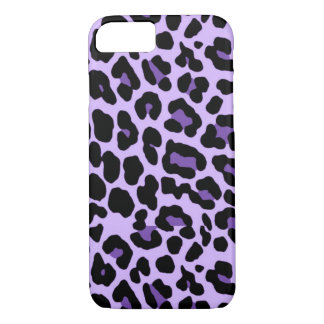 iPhone 7 Paarse Cheetah Print Hoesje
