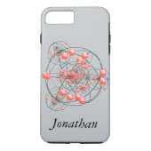 iPhone 7 Plus Coque avec grappe scientifique (Dos)