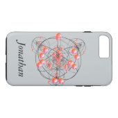 iPhone 7 Plus Coque avec grappe scientifique (Dos (Horizontal))