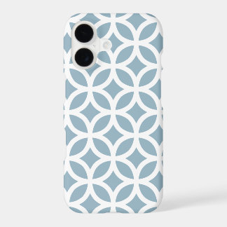 iPhone 7 Plus Hoesje - Aquamarine Blue Geometric