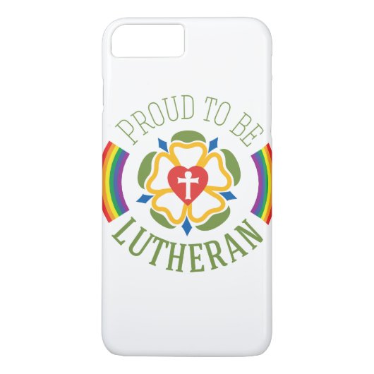 iPhone 7 Plus-hoesje "Proud to be Lutheran" Case-Mate iPhone Case (Achterkant)