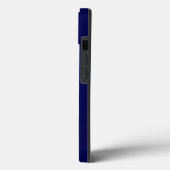 iPhone 7 Police coque Ligne Bleue Mince (Verso / Gauche)