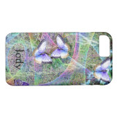 iPhone 8/7 Coque avec papillons Abstraits (Dos (Horizontal))
