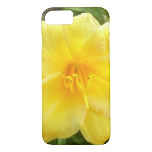 iPhone 8/7 Coque - Jaune jour (Dos)