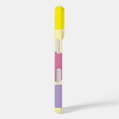 Iphone Abstrait stylisé visage / coque ipad (Verso / Droite)