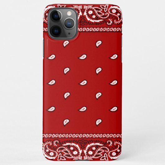 iPhone Bandana Red Phone Case iPhone Hoesje (Achterkant)