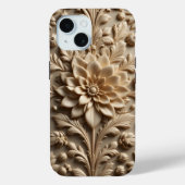 Iphone beige Relief Bloom / coque ipad (Verso)