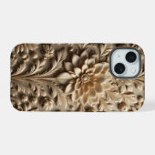 Iphone beige Relief Bloom / coque ipad (Verso Horizontal)