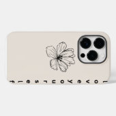iPhone bloemontwerp Case-Mate iPhone Case (Achterkant (horizontaal))