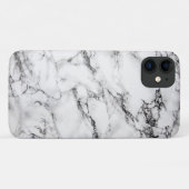 Iphone Carrara Marble Hoesje (Achterkant (horizontaal))