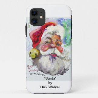 iPhone Case - 5/5s w/ "Santa" origineel kunstwerk 