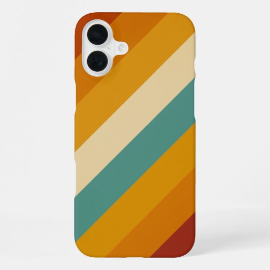 iPhone Case -70s Retro Style (Colourful) Hoesje (Achterkant)