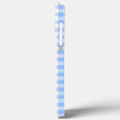 iPhone Case Blue Gingham (Achterkant / Links)