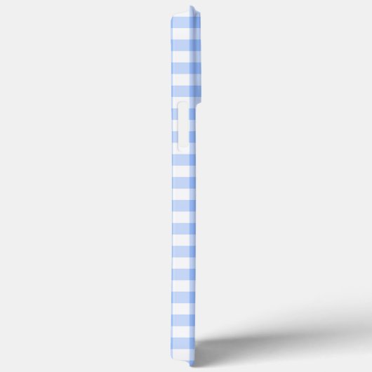 iPhone Case Blue Gingham (Achterkant / Rechts)