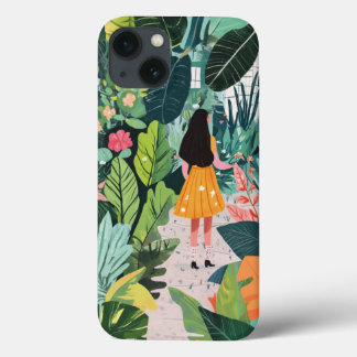 IPhone case, botanisch ontwerp iPhone 13 Hoesje