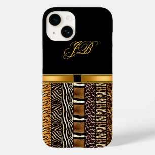 iPhone Case-Hoesje Gold Black Case-Mate iPhone 14 Hoesje