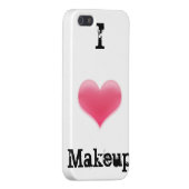 iPhone Case "I Love Makeup" Hoesje (Achterkant Rechts)
