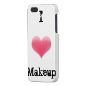 iPhone Case "I Love Makeup" iPhone Hoesje (Achterkant Links)
