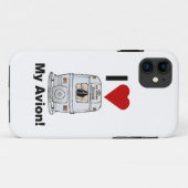 iPhone Case - Ik hou van mijn Avion! (Achterkant (horizontaal))
