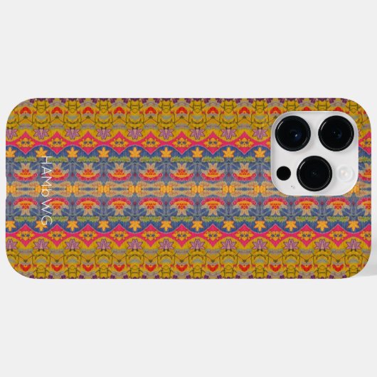 iPhone Case Kleurrijke Gypsy HAMbyWG (Achterkant (horizontaal))