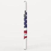 iPhone case met Amerikaanse vlag sunflower, 4 juli (Achterkant/rechts)