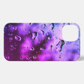 iPhone Case - Original Raindrop Art - Deep Paars Hoesje (Achterkant horizontaal)