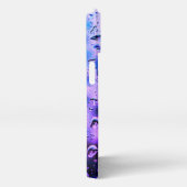 iPhone Case - Original Raindrop Art - Deep Paars iPhone Hoesje (Rechterkant)