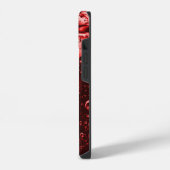 iPhone Case - Original Raindrop Art - Red Hoesje (Linkerkant)