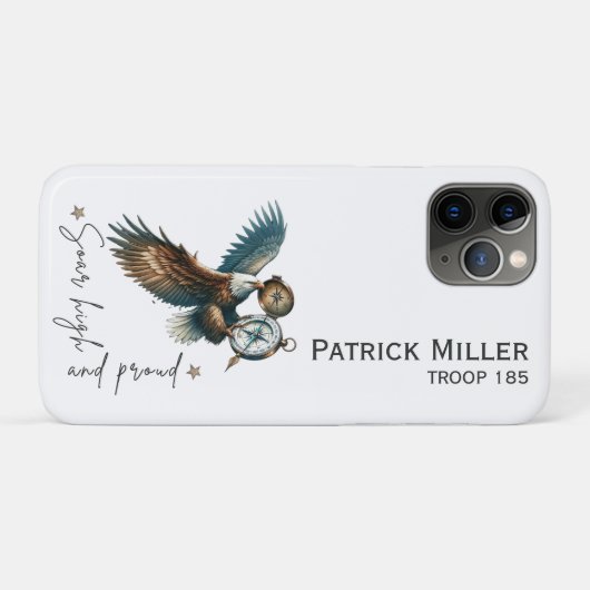 iPhone Case – Personalized Court of Honor Gift (Achterkant (horizontaal))