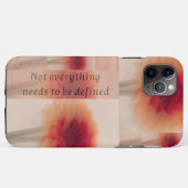 iPhone Case | Protective Floral Quote Design (Achterkant (horizontaal))