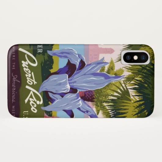 iPhone Case Puerto Rico (Achterkant (horizontaal))