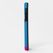 iPhone case SE/5/5s (Blue)[Grid] (Achterkant/links)