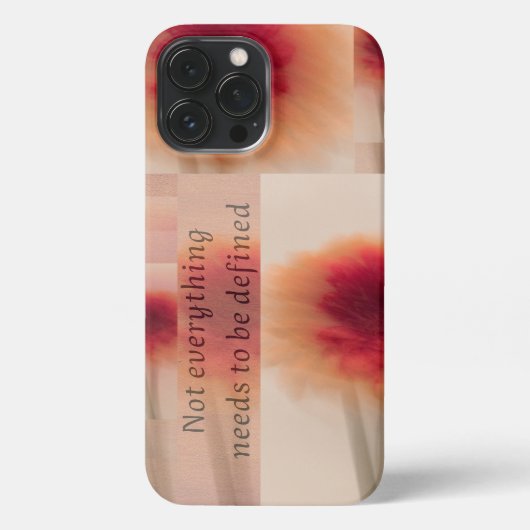 iPhone Case | Soft Floral Quote Aesthetic iPhone Hoesje (Achterkant)