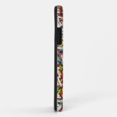 iPhone Case Sprinkles Kleurrijk Snoep Roze Monogra (Achterkant/rechts)