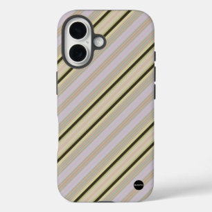 Iphone Case Verticale Streep geel HAMbWG