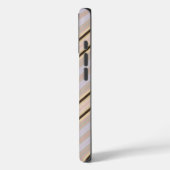 Iphone Case Verticale Streep geel HAMbWG (Achterkant / Links)