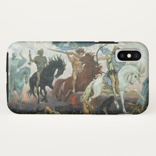 iPhone Case Vier ruiters van Apocalypse Vasnetsov (Achterkant (horizontaal))