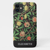 IPHONE CASE : WILLIAM MORRIS : POMEGRANATEN (Achterkant)