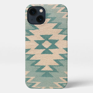 iPhone Case - Zuidwestelijk Weave, Pastel Aqua 13 Hoesje