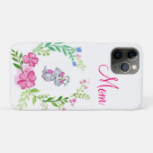 IPhone cases Elephant mam (Achterkant (horizontaal))