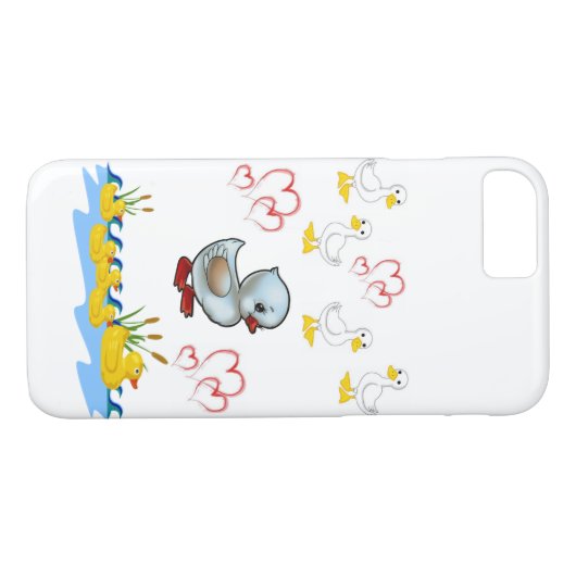 IPhone cases Valentijnsdag Ducks (Achterkant (Horizontaal))