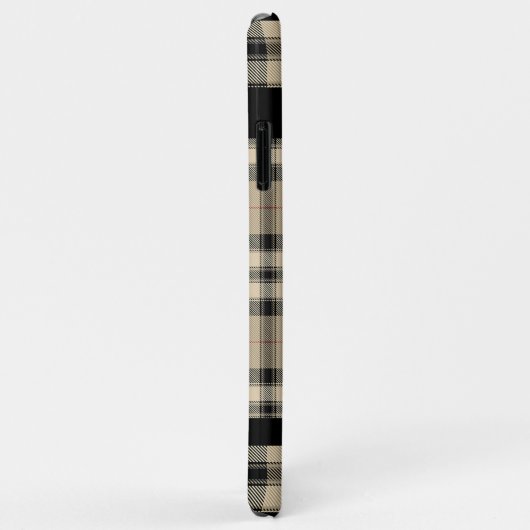 iPhone classique en beige et noir / coque ipad (Dos/Droite)