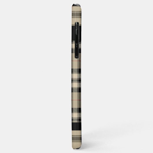iPhone classique en beige et noir / coque ipad (Dos/Gauche)