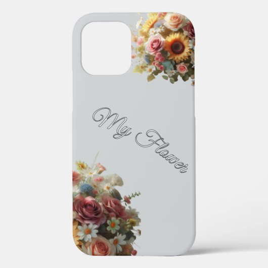iPhone / coque ipad 12 MA Fleur (Verso)